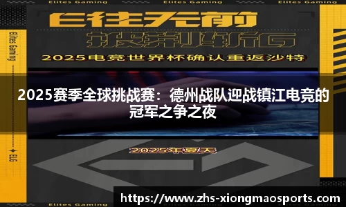 2025赛季全球挑战赛：德州战队迎战镇江电竞的冠军之争之夜